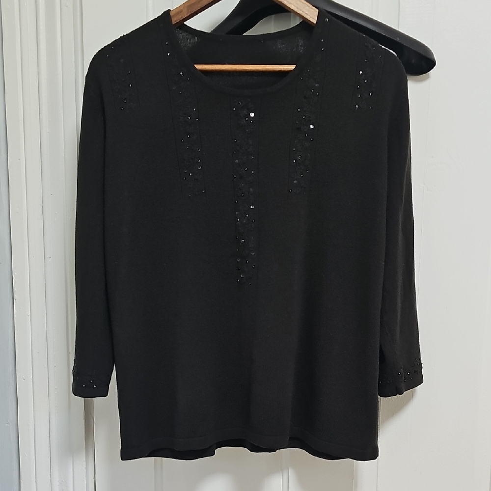 Elegant Black Women's Top